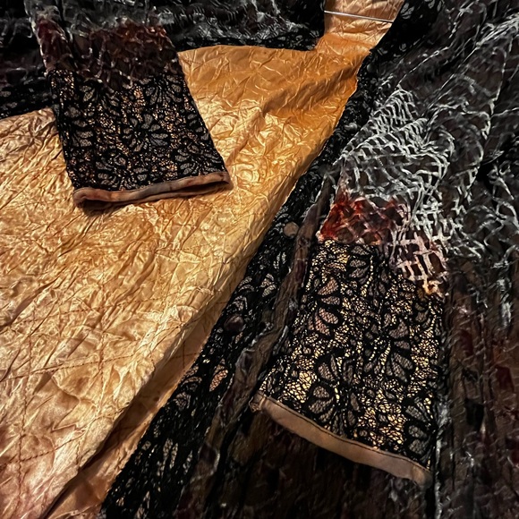 Harubella Velvet Shirt multicolored Brown - Picture 3 of 6